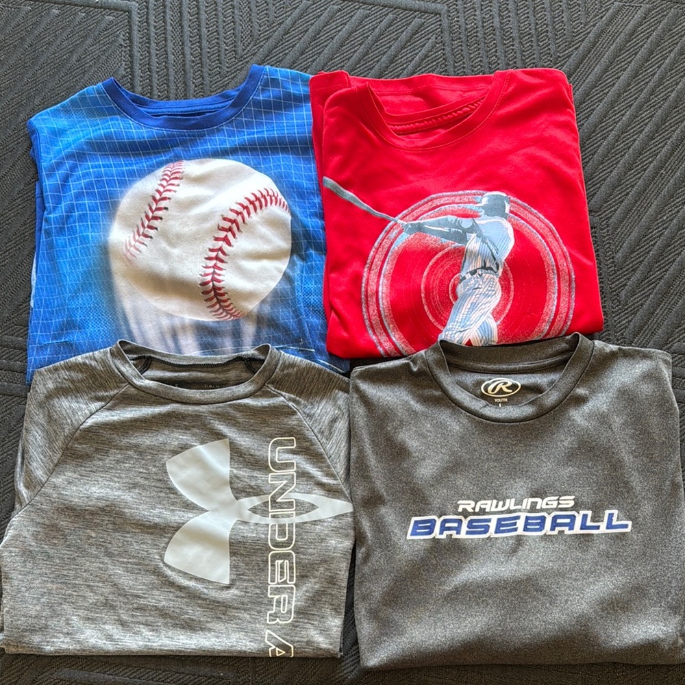 Youth Large Baseball Graphic T-Shirts